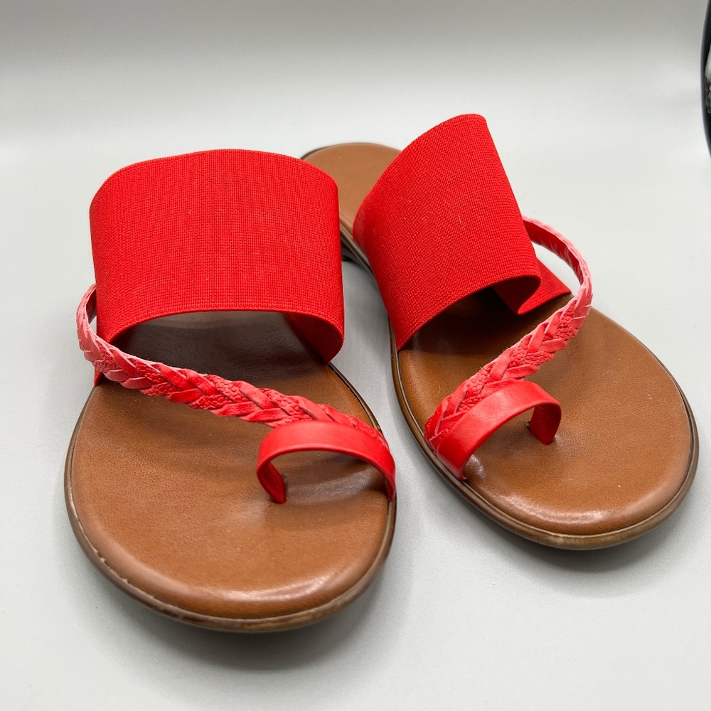 Red Women's Sandals Made In ITALY SIZE 7